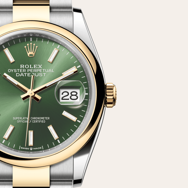 Rolex Datejust in Yellow Rolesor - combination of Oystersteel and yellow gold, M126203-0058 - H.L. Gross Jewelers