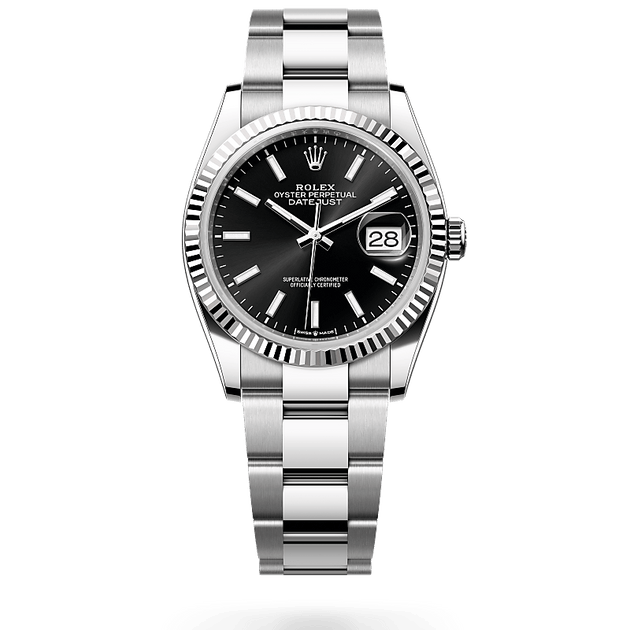  in White Rolesor - combination of Oystersteel and white gold, M126234-0016 - H.L. Gross Jewelers