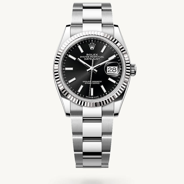  in White Rolesor - combination of Oystersteel and white gold, M126234-0016 - H.L. Gross Jewelers