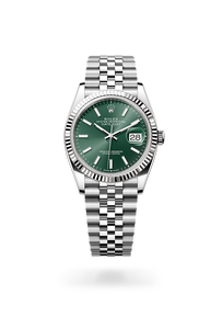 Rolex Datejust in White Rolesor - combination of Oystersteel and white gold, M126234-0051 - H.L. Gross Jewelers