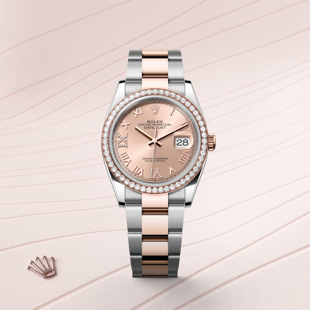  in Everose Rolesor - combination of Oystersteel and Everose gold, m126281rbr-0016 - H.L. Gross Jewelers