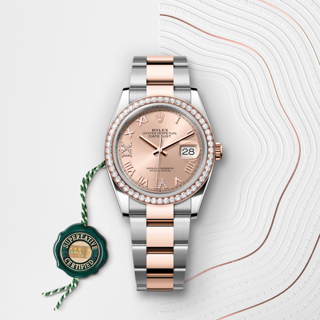  in Everose Rolesor - combination of Oystersteel and Everose gold, m126281rbr-0016 - H.L. Gross Jewelers