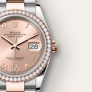  in Everose Rolesor - combination of Oystersteel and Everose gold, m126281rbr-0016 - H.L. Gross Jewelers