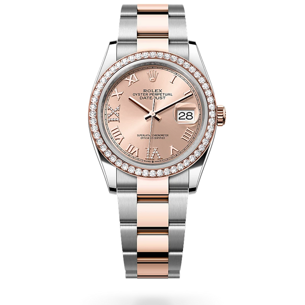  in Everose Rolesor - combination of Oystersteel and Everose gold, m126281rbr-0016 - H.L. Gross Jewelers