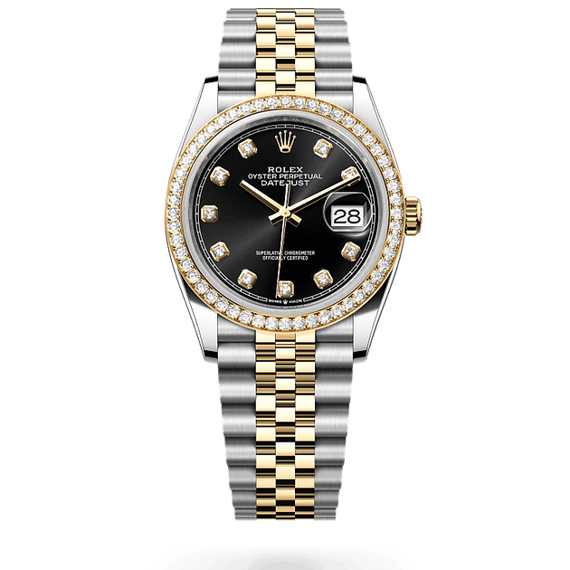  in Yellow Rolesor - combination of Oystersteel and yellow gold, M126283RBR-0007 - H.L. Gross Jewelers