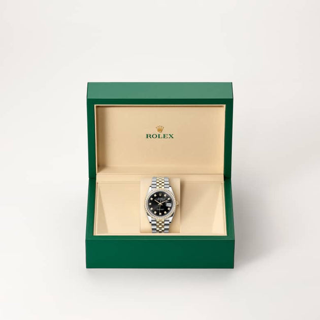  in Yellow Rolesor - combination of Oystersteel and yellow gold, M126283RBR-0007 - H.L. Gross Jewelers