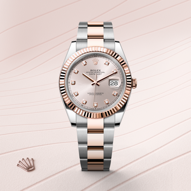 Oyster, 41 mm, Oystersteel and Everose gold
