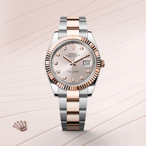 Rolex Datejust in Everose Rolesor - combination of Oystersteel and Everose gold, M126331-0007 - H.L. Gross Jewelers