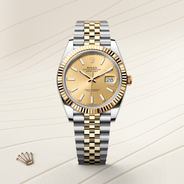 Rolex Datejust in Yellow Rolesor - combination of Oystersteel and yellow gold, M126333-0010 - H.L. Gross Jewelers