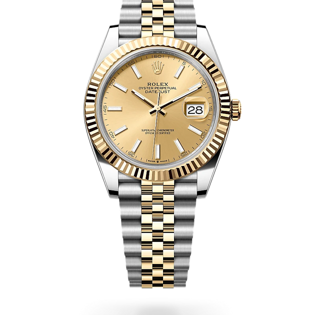 Rolex Datejust in Yellow Rolesor - combination of Oystersteel and yellow gold, M126333-0010 - H.L. Gross Jewelers