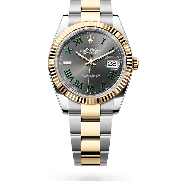Rolex Datejust in Yellow Rolesor - combination of Oystersteel and yellow gold, M126333-0019 - H.L. Gross Jewelers