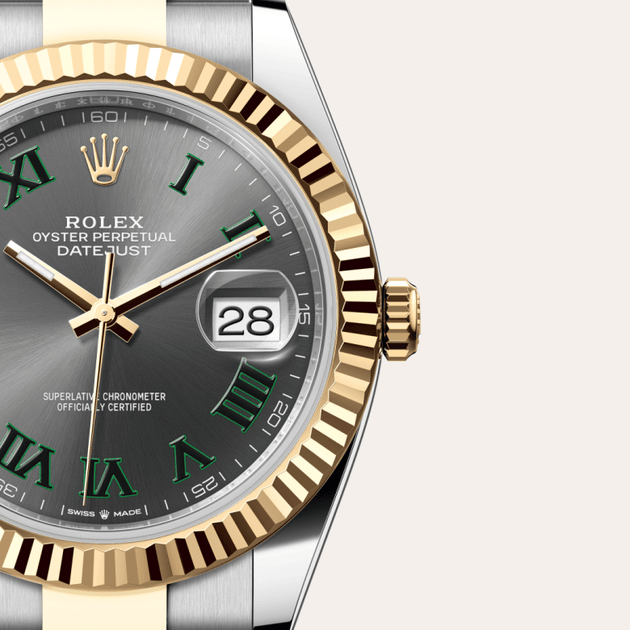 Rolex Datejust in Yellow Rolesor - combination of Oystersteel and yellow gold, M126333-0019 - H.L. Gross Jewelers
