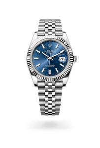 Rolex Datejust in White Rolesor - combination of Oystersteel and white gold, m126334-0002 - H.L. Gross Jewelers