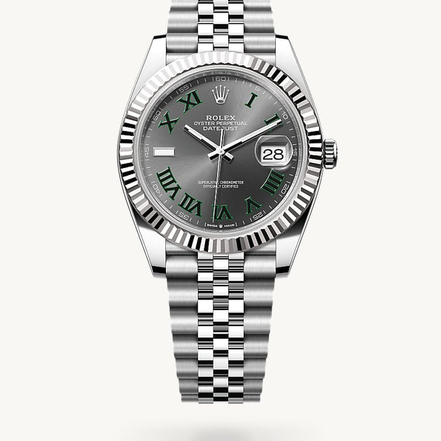  in White Rolesor - combination of Oystersteel and white gold, M126334-0022 - H.L. Gross Jewelers