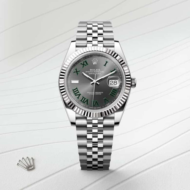  in White Rolesor - combination of Oystersteel and white gold, M126334-0022 - H.L. Gross Jewelers