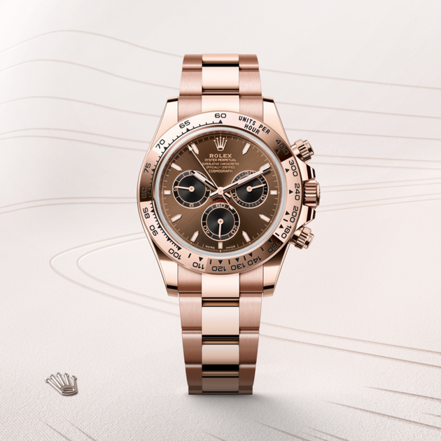 Rolex Cosmograph Daytona in 18 ct Everose gold, M126505-0005 - H.L. Gross Jewelers