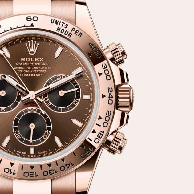 Rolex Cosmograph Daytona in 18 ct Everose gold, M126505-0005 - H.L. Gross Jewelers