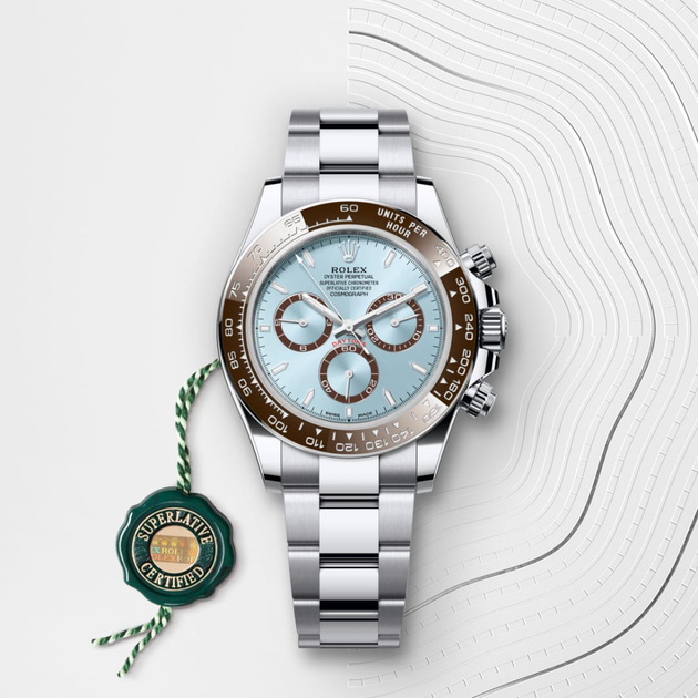 Rolex Collection in Platinum, M126506-0001 - H.L. Gross Jewelers