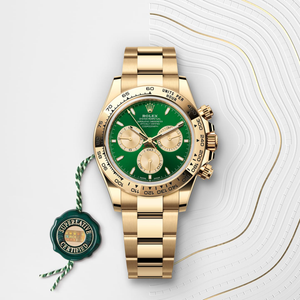 Rolex Cosmograph Daytona in 18 ct yellow gold, M126508-0008 - H.L. Gross Jewelers