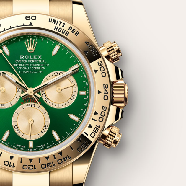 Rolex Cosmograph Daytona in 18 ct yellow gold, M126508-0008 - H.L. Gross Jewelers