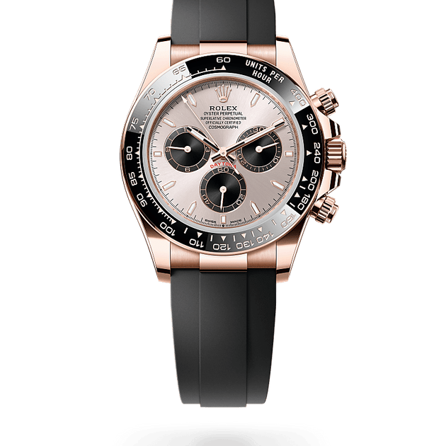 Rolex Cosmograph Daytona in 18 ct Everose gold, M126515LN-0006 - H.L. Gross Jewelers