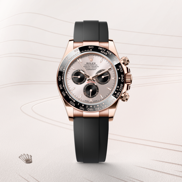 Rolex Cosmograph Daytona in 18 ct Everose gold, M126515LN-0006 - H.L. Gross Jewelers