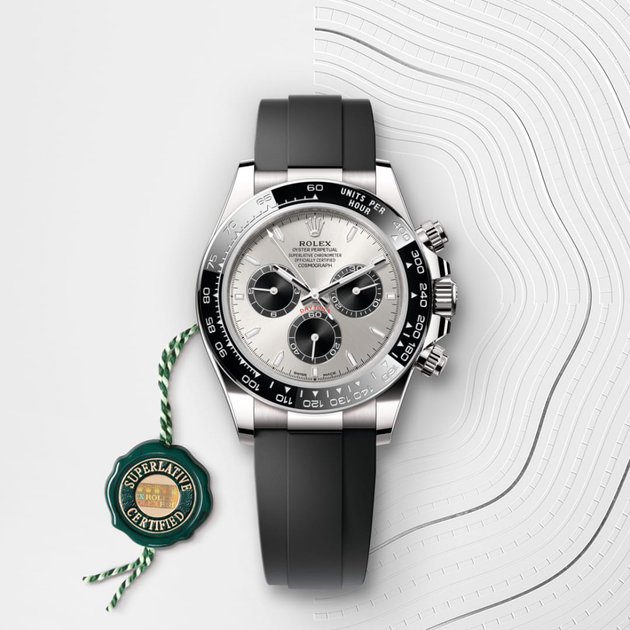 Rolex Cosmograph Daytona in 18 ct white gold, M126519LN-0006 - H.L. Gross Jewelers