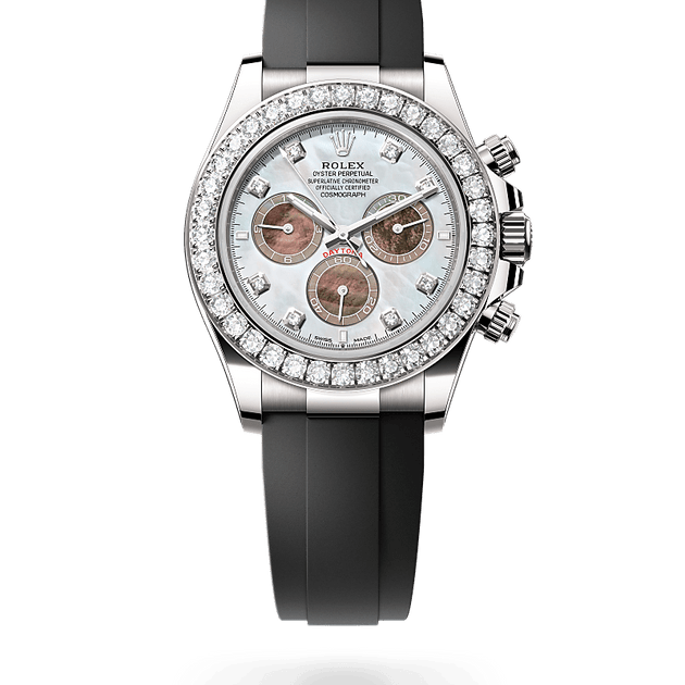 Rolex Cosmograph Daytona in 18 ct white gold, M126589RBR-0001 - H.L. Gross Jewelers
