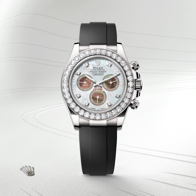 Rolex Cosmograph Daytona in 18 ct white gold, M126589RBR-0001 - H.L. Gross Jewelers