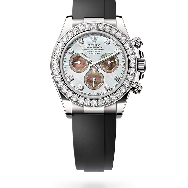 Rolex Cosmograph Daytona in 18 ct white gold, m126589rbr-0001 - H.L. Gross Jewelers