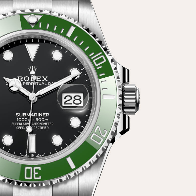 Rolex Submariner in Oystersteel, M126610LV-0002 | H.L. Gross & Bro
