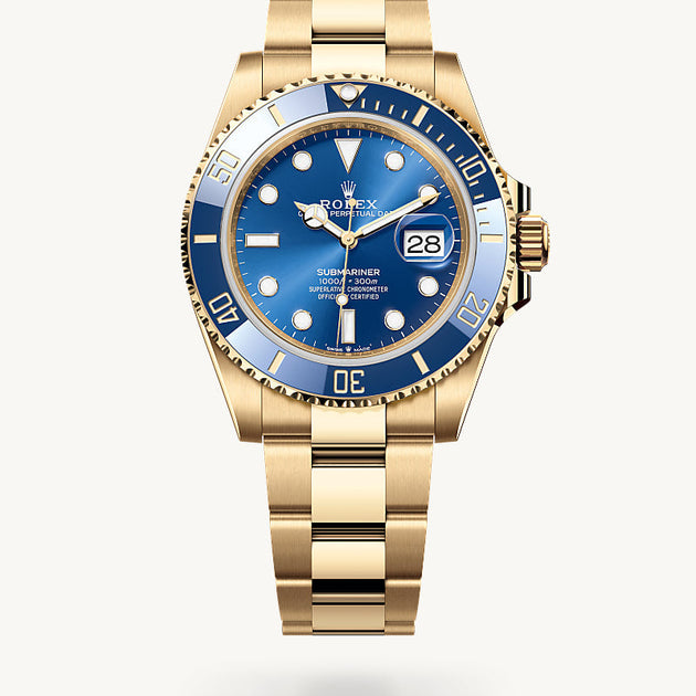 in 18 ct yellow gold, M126618LB-0002 - H.L. Gross Jewelers
