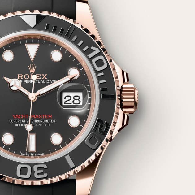 Rolex Yacht-Master in 18 ct Everose gold, M126655-0002 - H.L. Gross Jewelers