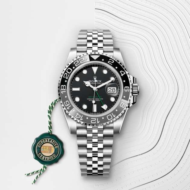  in Oystersteel, m126710grnr-0003 - H.L. Gross Jewelers