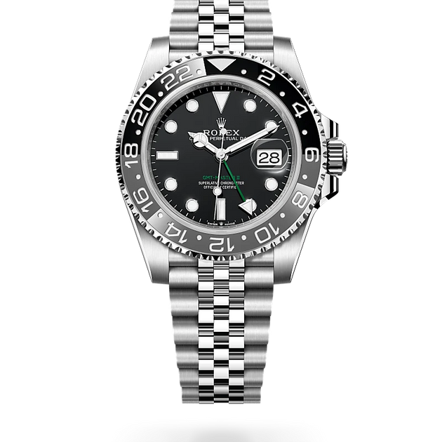  in Oystersteel, m126710grnr-0003 - H.L. Gross Jewelers