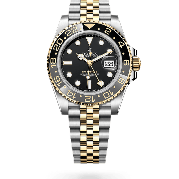 Rolex GMT-Master II in Yellow Rolesor - combination of Oystersteel and yellow gold, M126713GRNR-0001 - H.L. Gross Jewelers