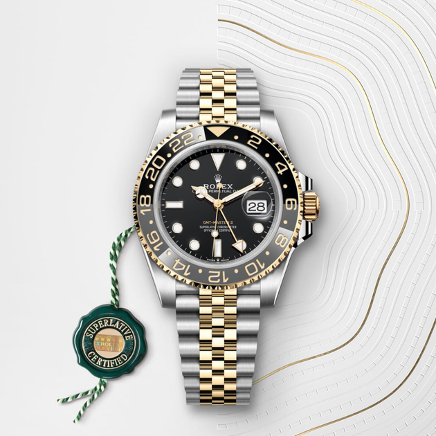 Rolex Collection in Yellow Rolesor - combination of Oystersteel and yellow gold, M126713GRNR-0001 - H.L. Gross Jewelers