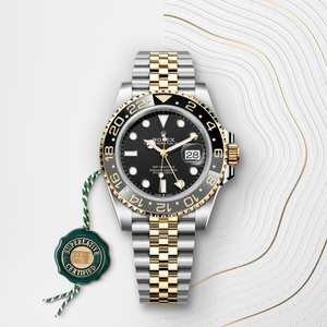 Rolex GMT-Master II in Yellow Rolesor - combination of Oystersteel and yellow gold, M126713GRNR-0001 - H.L. Gross Jewelers