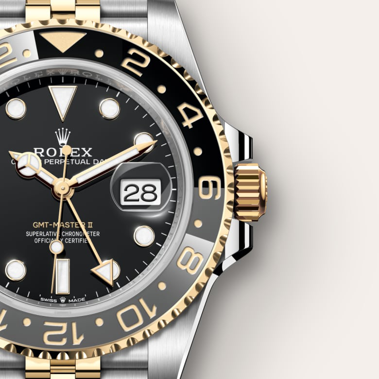 Rolex GMT-Master II in Oystersteel and gold, M126713GRNR-0001 Rolex GMT-Master II in Oystersteel and gold, M126713GRNR-0001