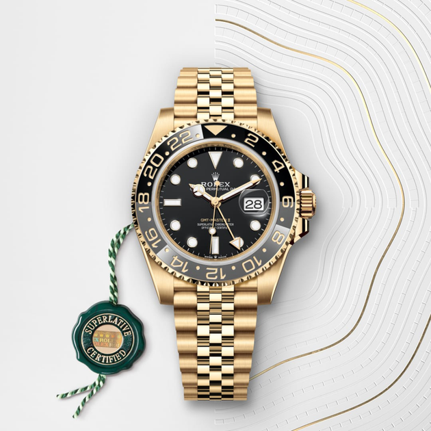  in 18 ct yellow gold, M126718GRNR-0001 - H.L. Gross Jewelers
