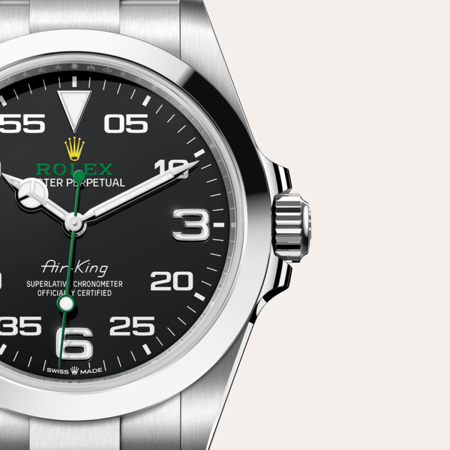 Rolex Air-King in Oystersteel, M126900-0001 - H.L. Gross Jewelers