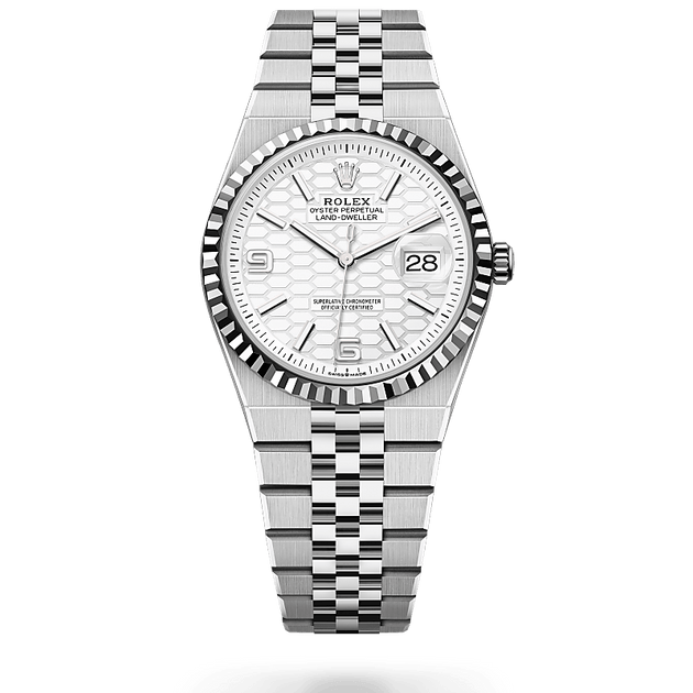  in White Rolesor - combination of Oystersteel and white gold, M127234-0001 - H.L. Gross Jewelers