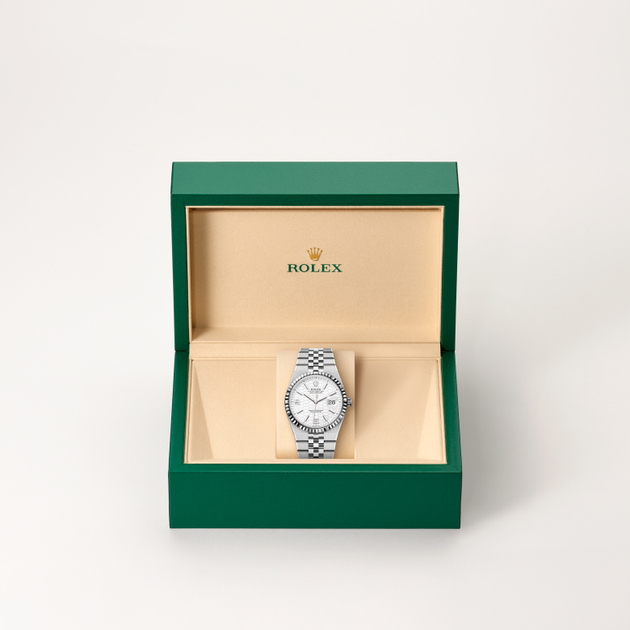  in White Rolesor - combination of Oystersteel and white gold, M127234-0001 - H.L. Gross Jewelers
