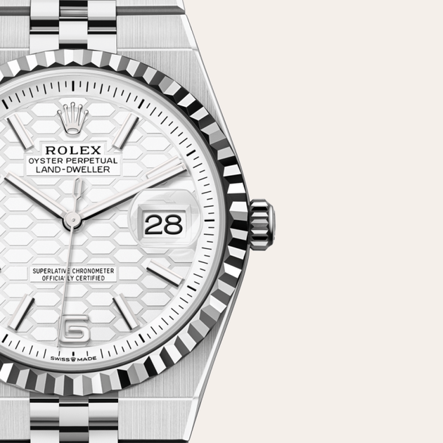  in White Rolesor - combination of Oystersteel and white gold, M127234-0001 - H.L. Gross Jewelers