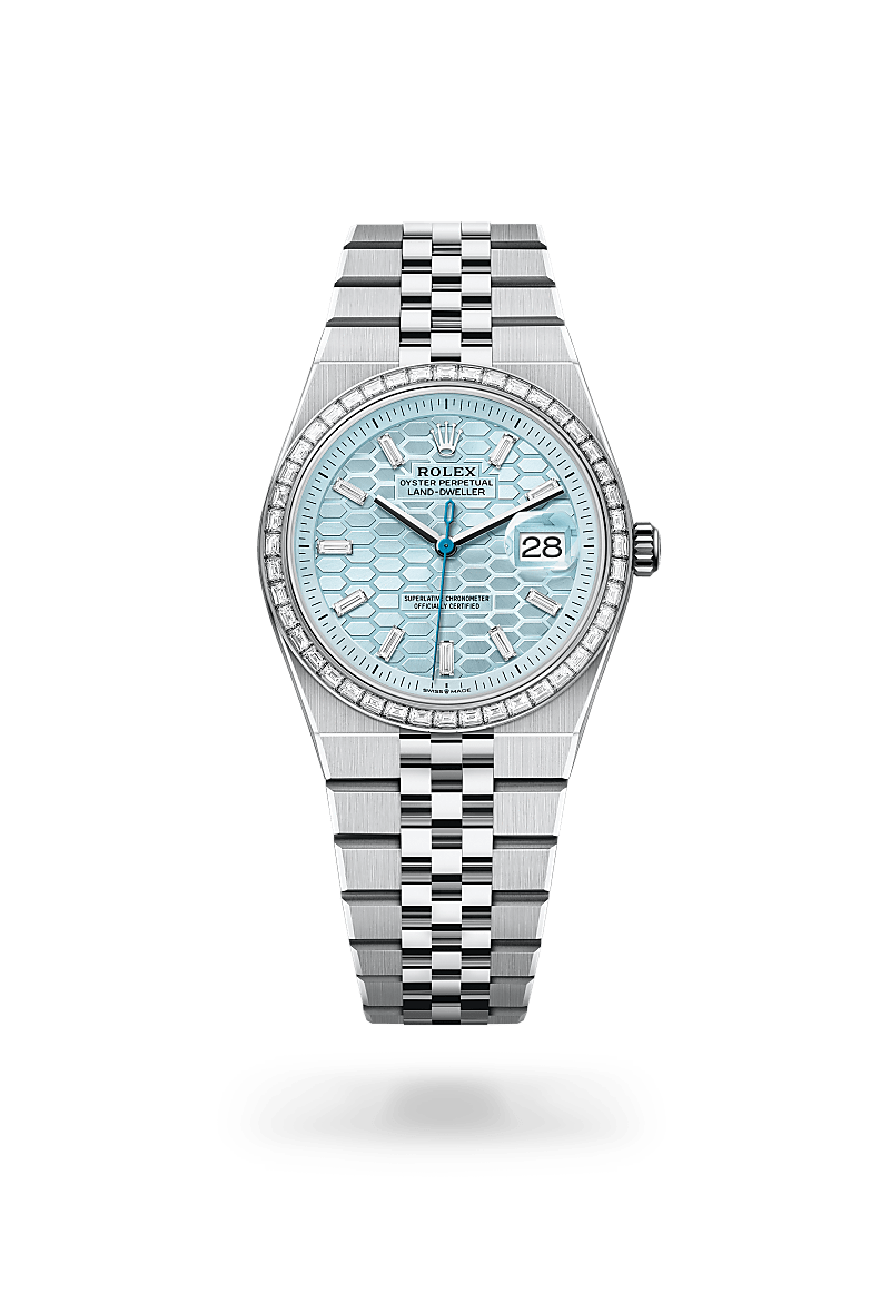 Rolex Land-Dweller Platinum M127286TBR-0001 | H.L. Gross & Bro Rolex Land-Dweller Platinum M127286TBR-0001 | H.L. Gross & Bro