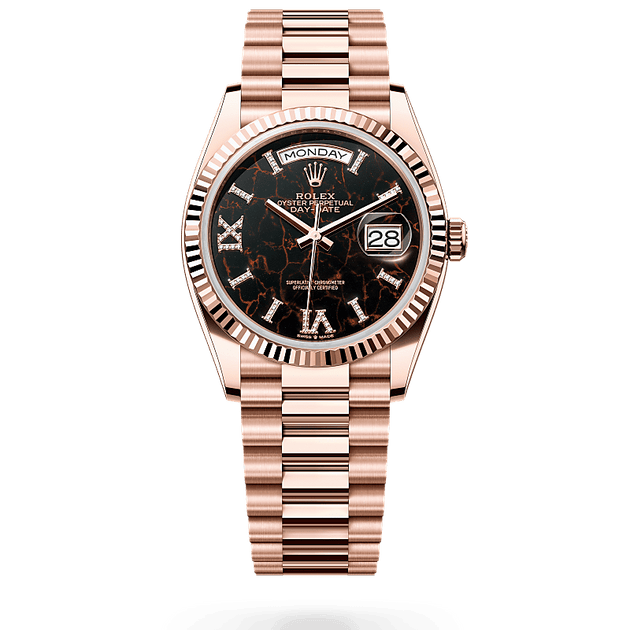  in 18 ct Everose gold, M128235-0041 - H.L. Gross Jewelers