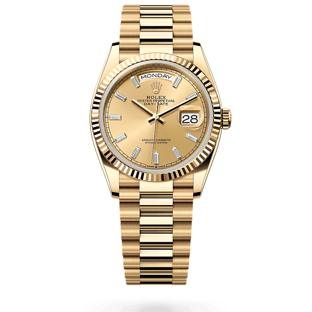  in 18 ct yellow gold, M128238-0132 - H.L. Gross Jewelers