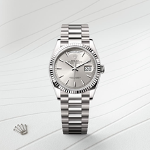 Oyster, 36 mm, white gold