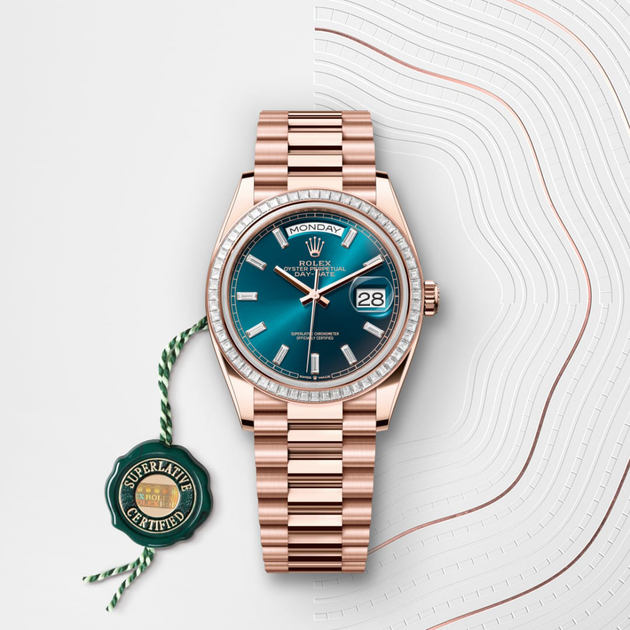  in 18 ct Everose gold, m128395tbr-0032 - H.L. Gross Jewelers