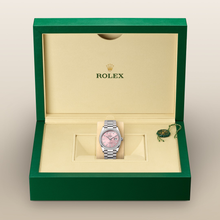 Oyster, 36 mm, white gold and diamonds